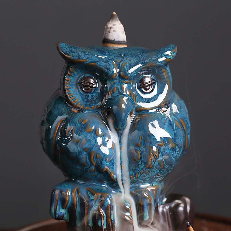 Owl Accessories Waterfall Incense Burner