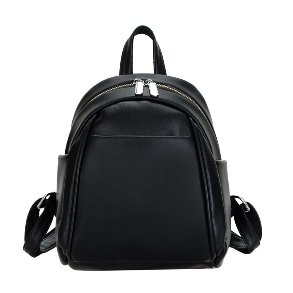 Leather Mini Backpack - Purse