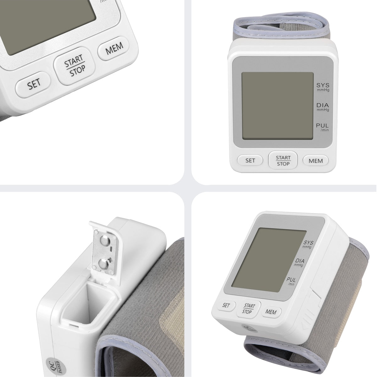 Portable Wrist Blood Pressure Monitor with Voice