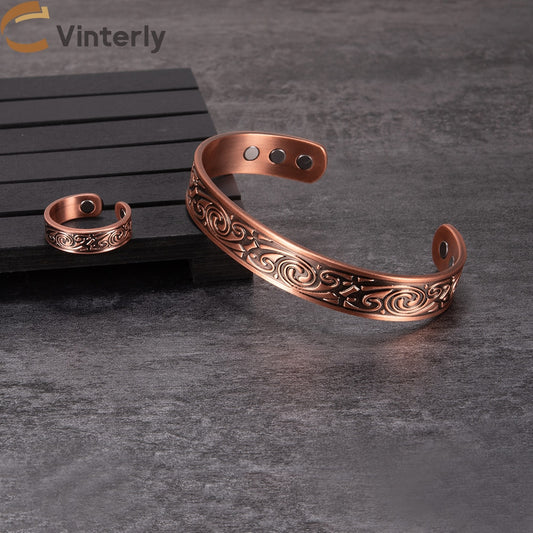 Copper Bracelet and Ring