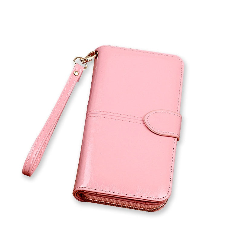 Leather Women Wallet with Coin Holder