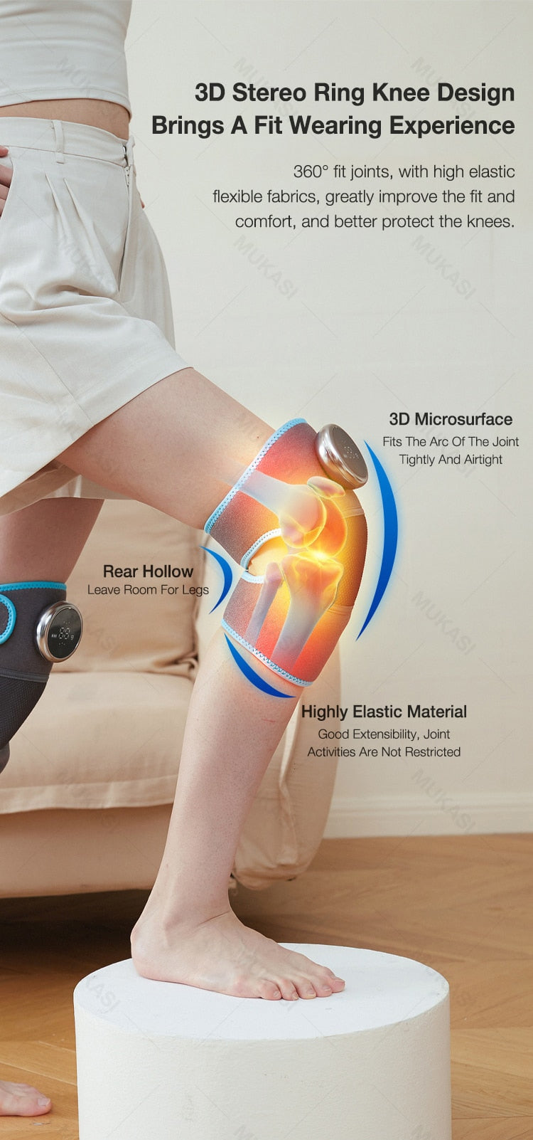 Heating Knee Massage/Electric Shoulder Vibrating Massage