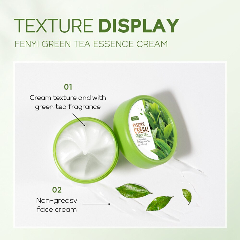 Green Tea Skin Care Set / Cleanser, Toner, Face Cream, Eye Cream  (7 PC)