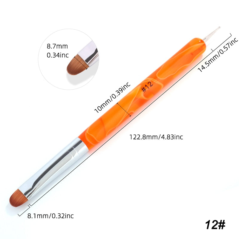 French Nail Art Brush/Dual End Nail Art Pen