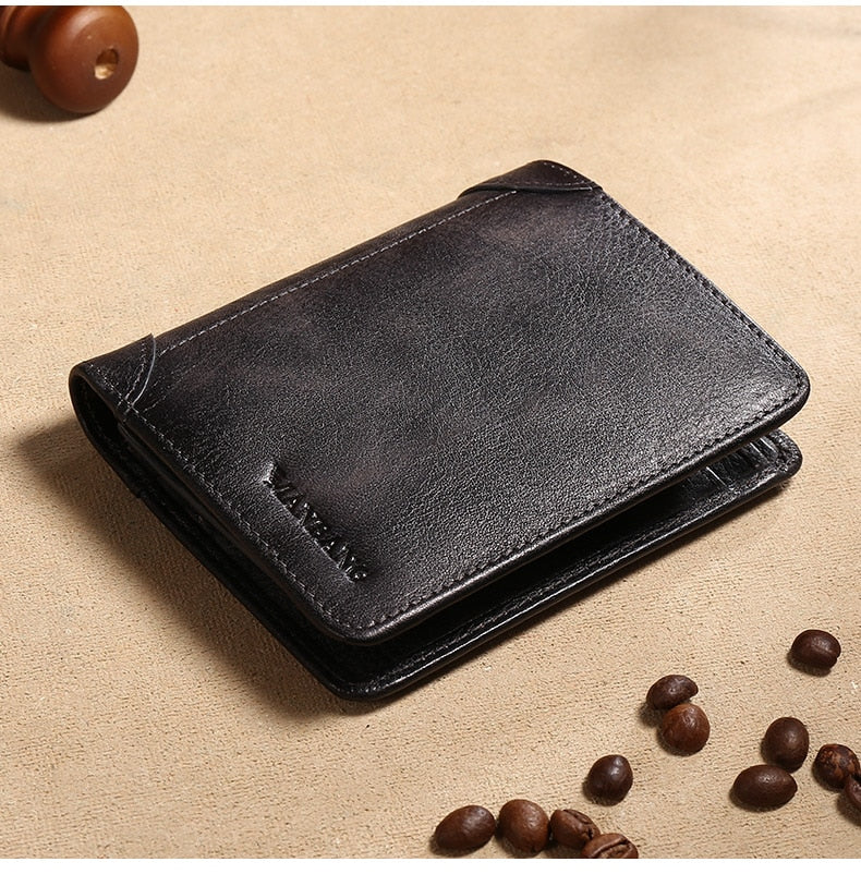 Leather Trifold Men Wallet
