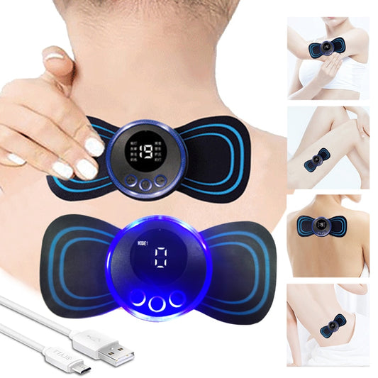 Portable Electric Pulse Neck Massage/ Cervical Back Muscle Pain Relief