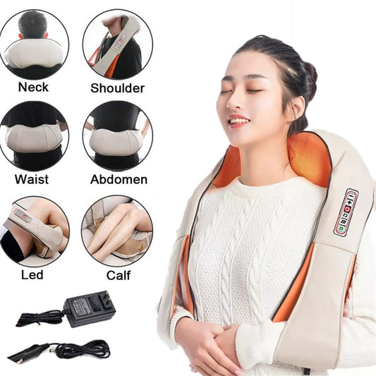 Electrical Shiatsu Massage Shawl/Back Neck Shoulder Massager