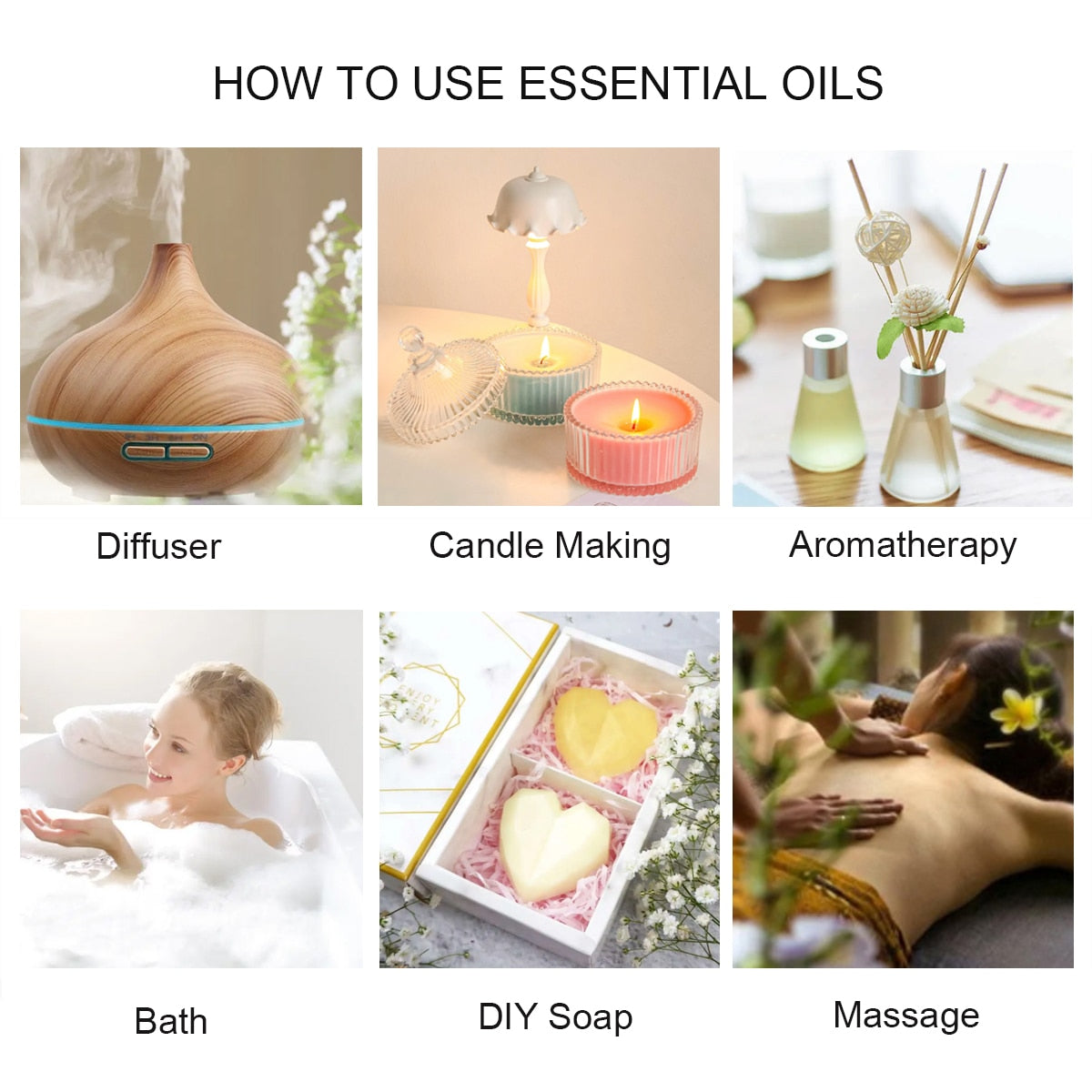 Essential Oil For Humidifier, Perfume and Soap (118 ml)