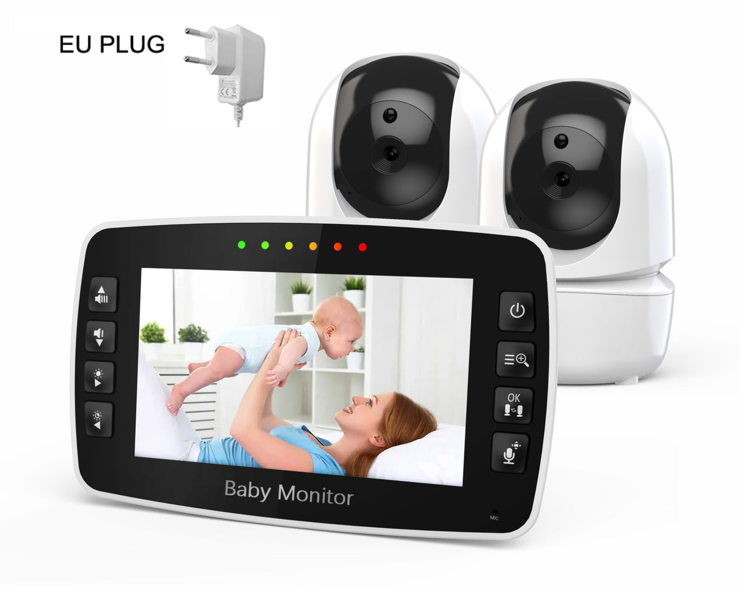 Wireless Baby Monitor (4.3") with Cameras (2)