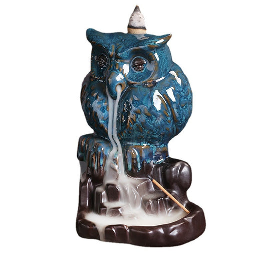 Owl Accessories Waterfall Incense Burner