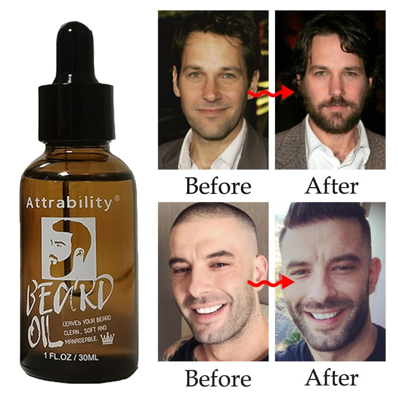 Beard Growth Essential Oil/Grow Thicker Beard