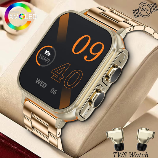 Headset SmartWatch Two In One Wireless Bluetooth (can call blood pressure)
